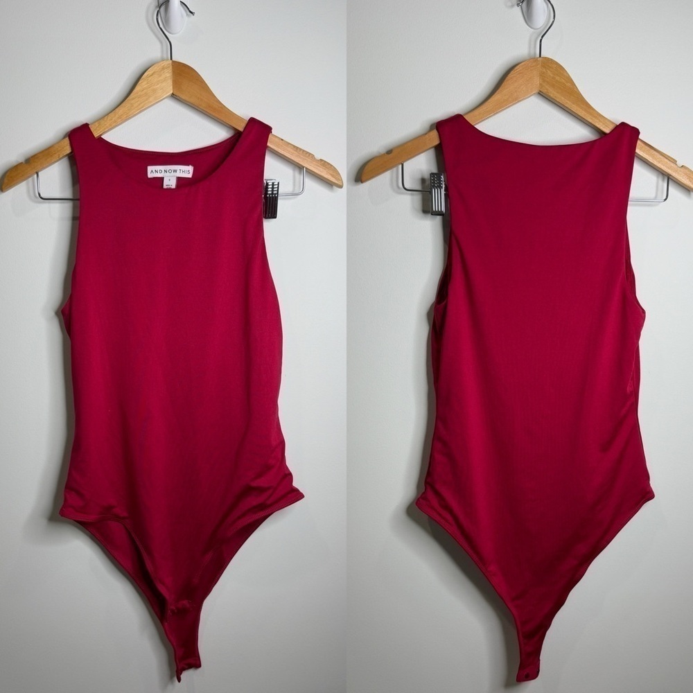 And Now This Red Women’s High Neck Bodysuit (S)